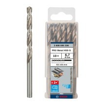 Свердла по металу 10 шт BOSCH PRO Metal HSS-G 6.7х63х101 мм 2608595336