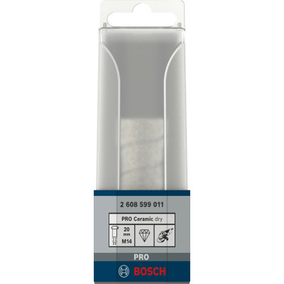 Фреза алмазная по керамике BOSCH PRO Ceramic dry 20х35хM14 2608599011