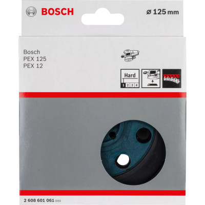 Шлифовальная платформа жерсткая BOSCH 125 мм PEX 2608601061