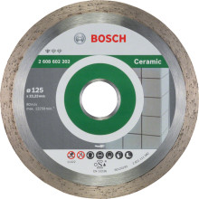 Круг алмазний по кераміці BOSCH Standard for Ceramic 125х22.23х1.6 мм 2608602202