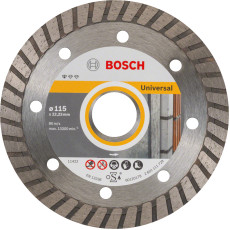 Круг алмазний універсальний BOSCH Standard for Universal Turbo 115х22.23х2 мм 2608602393