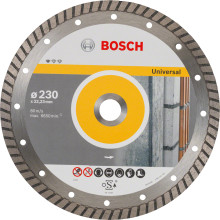 Круг алмазний універсальний BOSCH Standard for Universal Turbo 230х22.23х2.5 мм 2608602397