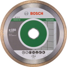 Круг алмазний по кераміці BOSCH Standard for Ceramic 180х25.4х1.6 мм 2608602536