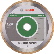 Круг алмазний по кераміці BOSCH Standard for Ceramic 200х25.4х1.6 мм 2608602537