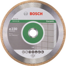Круг алмазний по кераміці BOSCH Standard for Ceramic 220х25.4х1.6 мм 2608602538