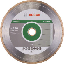 Круг алмазний по кераміці BOSCH Standard for Ceramic 250х25.4х1.6 мм 2608602539