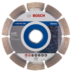 Круг алмазний по каменю BOSCH Standard for Stone 125х22.23х1.6 мм 2608602598