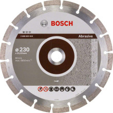 Круг алмазний по абразивних матеріалах BOSCH Standard for Abrasive 230х22.23х2.3 мм 2608602619