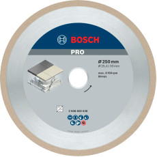 Круг алмазний по кераміці BOSCH PRO Ceramic 250х30х2.4 мм 2608602638