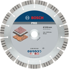 Круг алмазний по каменю BOSCH PRO Stone 230х22.23х2.4 мм 2608602645