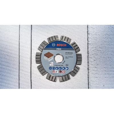 Круг алмазний по цеглі BOSCH PRO Abrasive 115х22.23х2.2 мм 2608602679