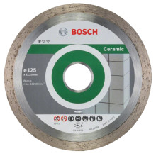Круги алмазні по кераміці 10 шт BOSCH Standard for Ceramic 125х22.23х1.6 мм 2608603232