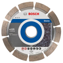 Круги алмазні по каменю 10 шт BOSCH Standard for Stone 125х22.23х1.6 мм 2608603236