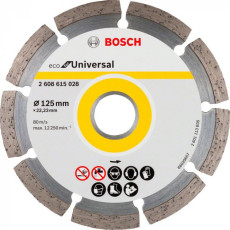 Круг алмазний по бетону BOSCH Eco for Universal 125х22.23х2.5 мм 2608615028