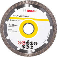 Круг алмазний по бетону BOSCH Eco for Universal Turbo 125х22.23х1.6 мм 2608615037