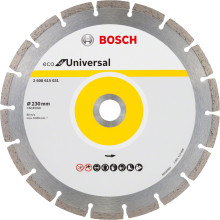 Круги алмазні універсальні 10 шт BOSCH Eco for Universal 230х22.23х2.6 мм 2608615044