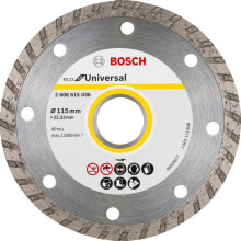 Круги алмазні універсальні 10 шт BOSCH Eco for Universal Turbo 125х22.23х2.4 2608615046