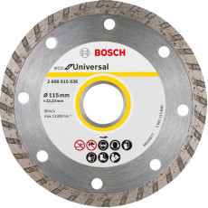 Круги алмазні універсальні 10 шт BOSCH Eco for Universal Turbo 125х22.23х2.4 2608615046