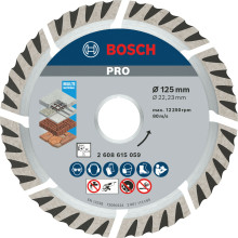 Круги алмазні універсальні 10 шт BOSCH PRO Multi Material 125х22.23х2 мм 2608615060