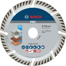 Круги алмазні універсальні 10 шт BOSCH PRO Multi Material 150х22.23х2.4 мм 2608615062