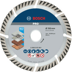 Круги алмазні універсальні 10 шт BOSCH PRO Multi Material 150х22.23х2.4 мм 2608615062