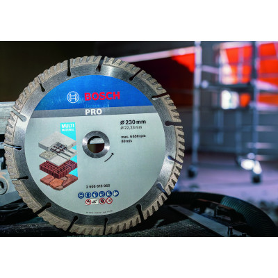 Круги алмазні універсальні 10 шт BOSCH PRO Multi Material 150х22.23х2.4 мм 2608615062