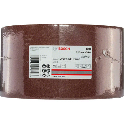 Шлифовальный рулон BOSCH J450 Expert for Wood and Paint G180 2608621487