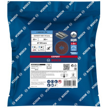 Круги шліфувальні 25 шт BOSCH EXPERT R781 Prisma X-LOCK 125 мм G36+ 2608621794