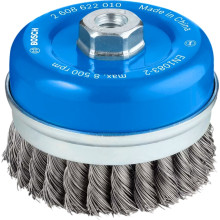 Чашечная зачистная щетка BOSCH PRO Metal heavy 100x0.5 мм 2608622010