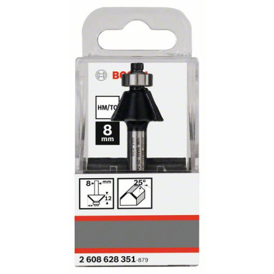 Фреза фасочна BOSCH Standard for Wood 23.7х12х8 мм 2608628351