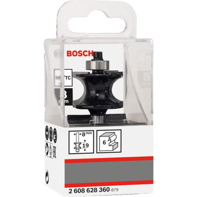 Фреза фасонна BOSCH Standard for Wood 27.8х18.6х8 мм 2608628360