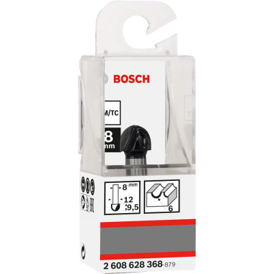 Фреза галтельна BOSCH Standard for Wood 12х9.2х8 мм 2608628368