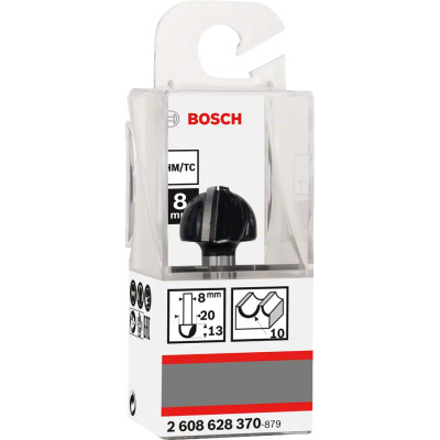 Фреза галтельна BOSCH Standard for Wood 20х12.4х8 мм 2608628370