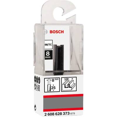 Фреза пазовая прямая BOSCH Standard for Wood 10х25х8 мм 2608628373