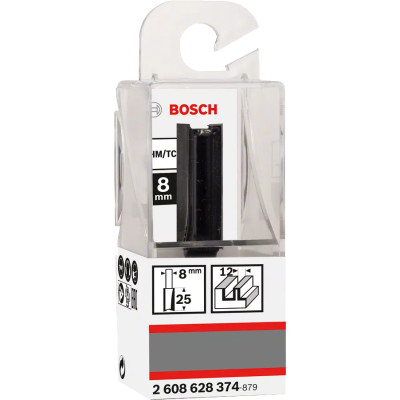 Фреза пазова пряма BOSCH Standard for Wood 12х31.5х8 мм 2608628374