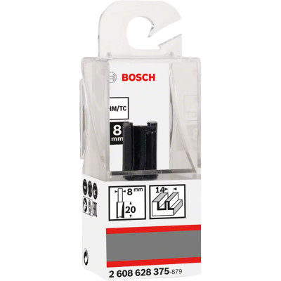 Фреза пазова пряма BOSCH Standard for Wood 14х19.6х8 мм 2608628375