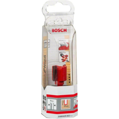 Фреза пазова пряма по дереву BOSCH Expert for Wood 20х19х8 мм 2608629362