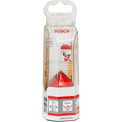 Фреза пазова V-подібна BOSCH Expert for Wood 31.8х19х8 мм 2608629370