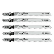Полотна по дереву для лобзика 5 шт BOSCH HCS Clean for Wood 100х2.5 мм T 101 BR 2608630014