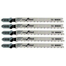 Полотна по дереву для лобзика 5 шт BOSCH HCS Clean for Wood 100х2.7 мм T 101 B 2608630030