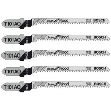 Полотна по дереву для лобзика 5 шт BOSCH HCS Clean for Wood 83х1.4 мм T 101 AO 2608630031