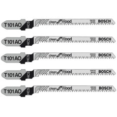 Полотна по дереву для лобзика 5 шт BOSCH HCS Clean for Wood 83х1.4 мм T 101 AO 2608630031