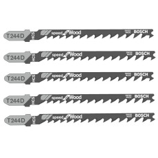 Полотна по дереву для лобзика 5 шт BOSCH HCS Speed for Wood 100х4-5.2 мм T 244 D 2608630058