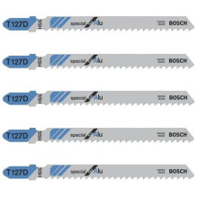 Полотна по алюмінію для лобзика 5 шт BOSCH HSS PRO Alu 100х3 мм T 127 D 2608631017