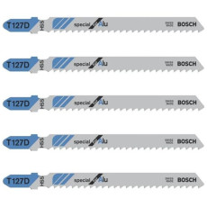 Полотна по алюмінію для лобзика 5 шт BOSCH HSS PRO Alu 100х3 мм T 127 D 2608631017