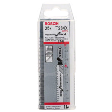 Полотна по дереву для лобзика 25 шт BOSCH HCS Progressor for Wood 117х2-3 мм T 234 X 2608633524