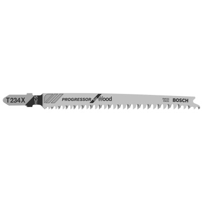 Полотна по дереву для лобзика 100 шт BOSCH HCS Progressor for Wood 100х2-3 мм T 234 X 2608633A41