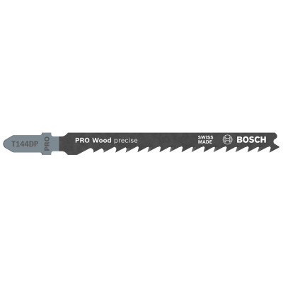 Полотна по дереву для лобзика 100 шт BOSCH BIM PRO Wood precise 100х4 мм T 144 DP 2608633A42