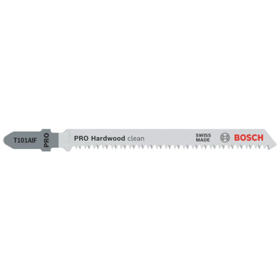 Полотна по дереву для лобзика 5 шт BOSCH BIM PRO Hardwood clean 100х1.7 мм T 101 AIF 2608634897