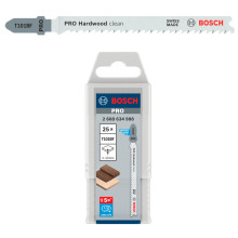 Полотна по металу для лобзика 25 шт BOSCH PRO Hardwood clean 100х2.7 мм T 101 BF 2608634988